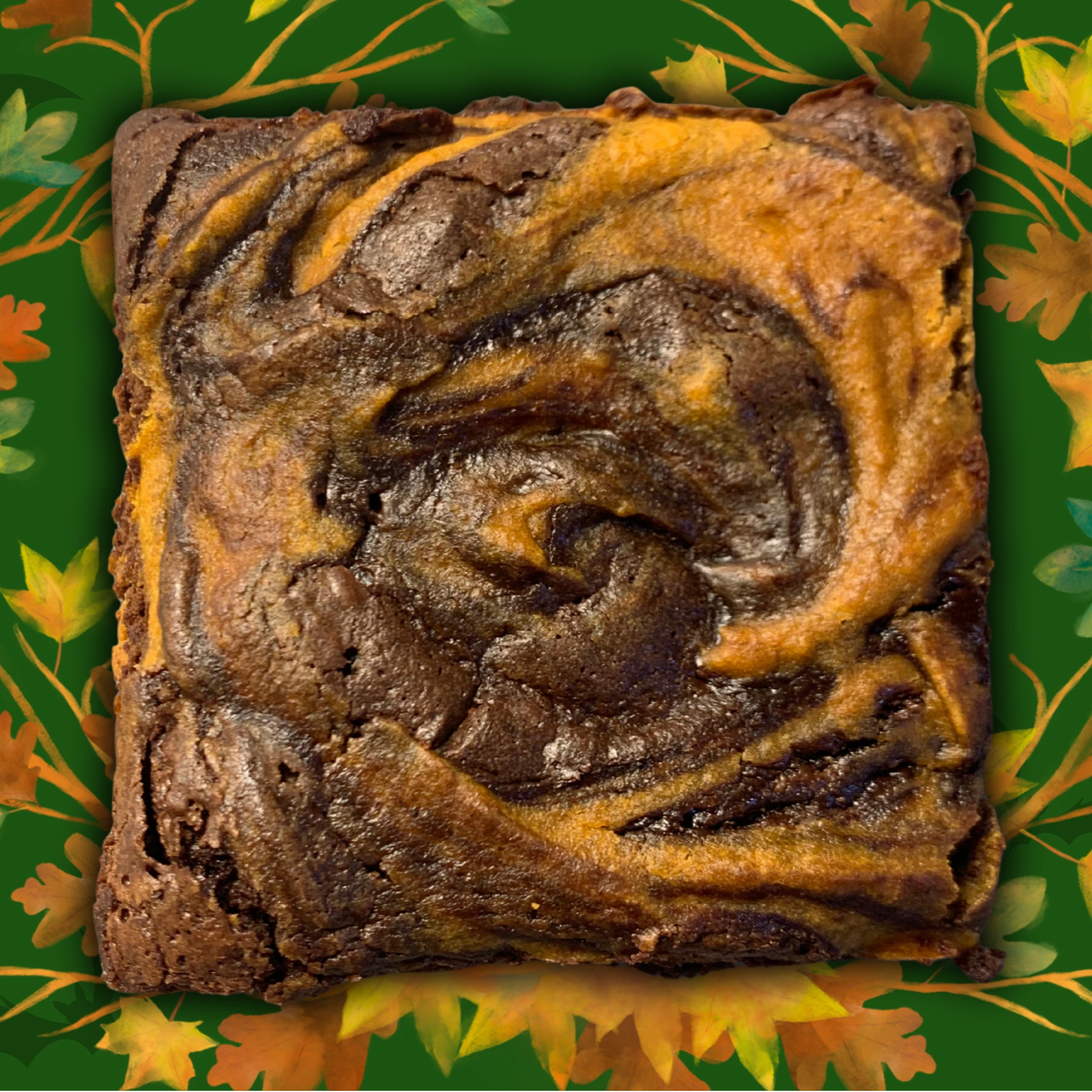 Spiced Pumpkin Brownies